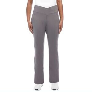 NWT Jockey High Waist Moisture Wicking Pockets Cross Waist Yoga Active Pants